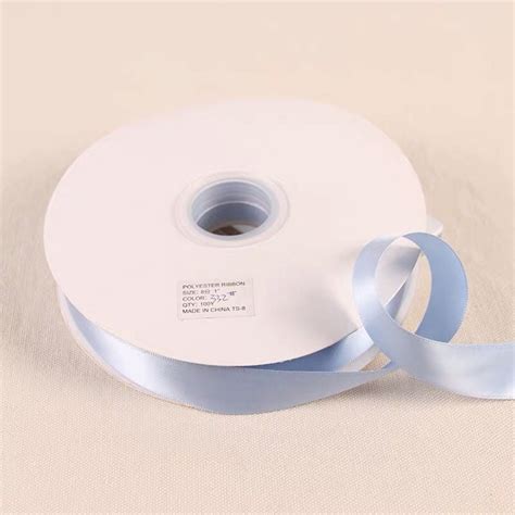 Dusty Blue Polyester Satin Ribbon Roll Wholesale Christmas Etsy Singapore