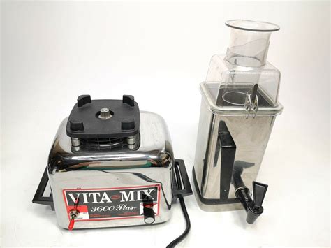 Vintage Vitamix 3600 Plus Blender Stainless Steel Works 479043cのebay公認