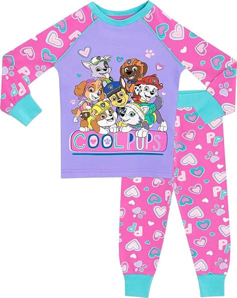 Paw Patrol Girls Pyjamas Snuggle Fit Amazon Co Uk Clothing