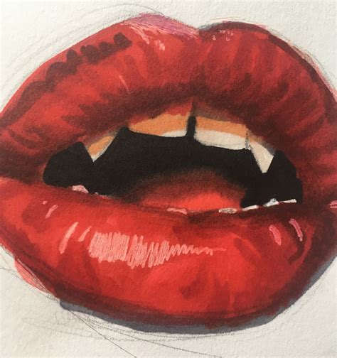 17 Easy Lips Drawing Ideas For Beginners To Try Lips Drawing Markers