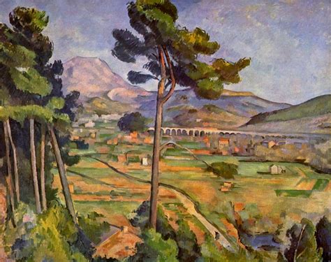 Mont Sainte Victoire And The Viaduct Of The Arc River Valley By Paul