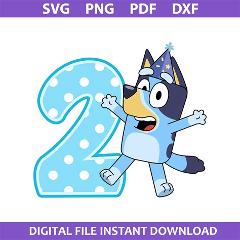 Bluey Birthday Girl Svg Bluey Birthday Boy Svg Bluey