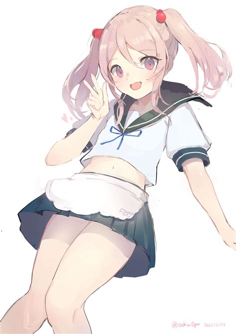 Sazanami And Sazanami Kai Kantai Collection Drawn By Sashimi0gou