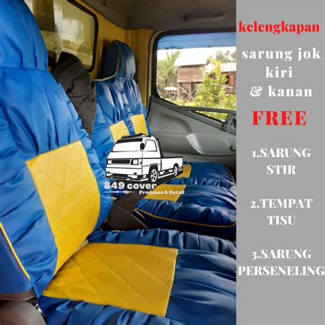 Cover Sarung Bungkus Jok Mobil Truck Mitsubishi Canter Toyota Dyna