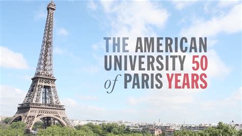 The American University Of Paris An Introduction Youtube