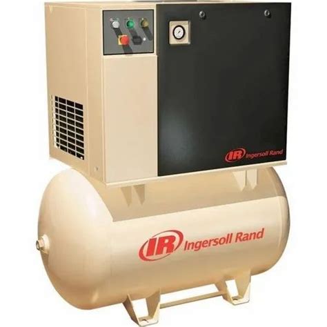 Hp Ir Tank Mounted Screw Compressor Maximum Flow Rate