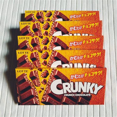 Lotte Crunky Chocolate Bar Shopee Philippines