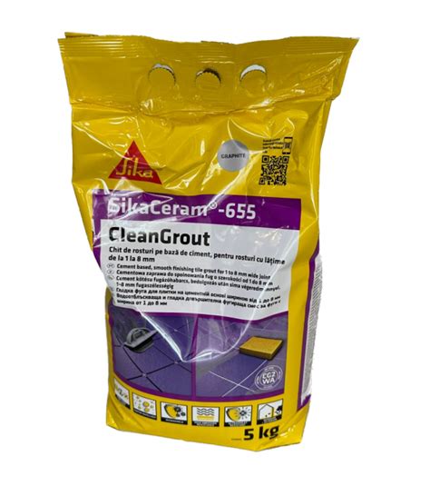 SikaCeram 655 CleanGrout Graphite 5 Kg