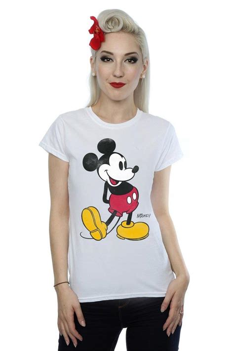 T Shirts Mickey Mouse Classic Kick Cotton T Shirt Disney