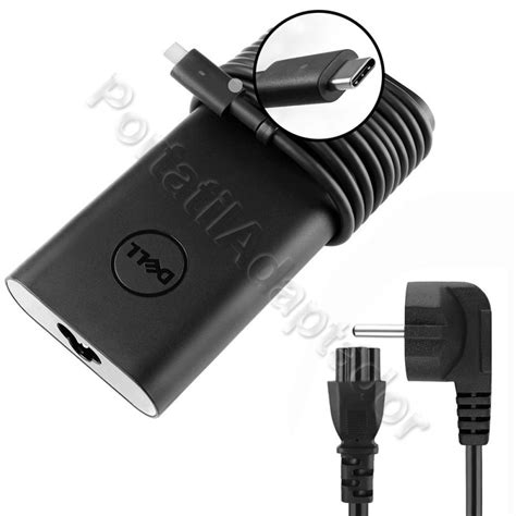 Original W Dell Precision Usb C Adaptador De Ca Cargador Cable