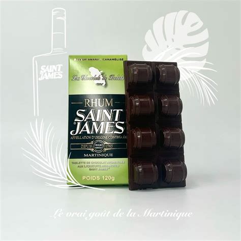 Tablette Saint James Saveur Ananas Caram Lis Et Au Chocolat Noir