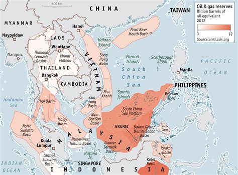 The South China Sea Maps Exclusive Economic Zones Reef Building Oil And Gas Reserves News