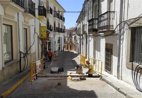 Comienzan Los Trabajos Previos En La Calle Herreros Trujillo Hoy