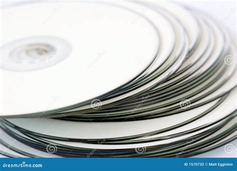 white printable cds stock photo image  media muic