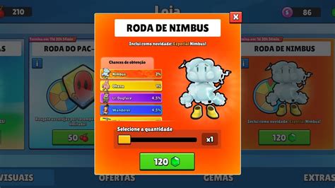 CHEGOU NOVA ROLETA NIMBUS No Stumble Guys YouTube