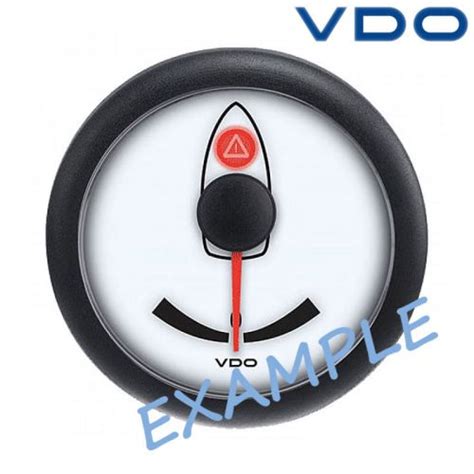 Buy Vdo Viewline Rudder Angle Indicator Gauge Marine Boat Mm White