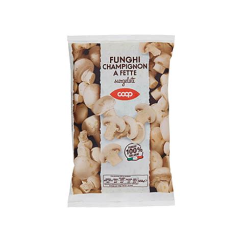 COOP FUNGHI CHAMPGNON A FETTE SURGELATI 450G Spesa Bagheria