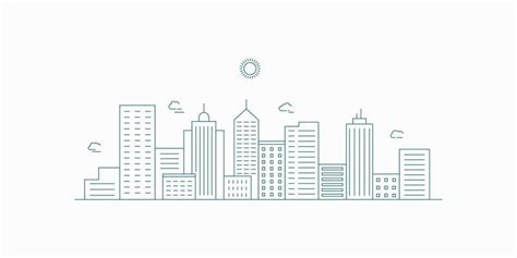 City Line Vector Art, Icons, and Graphics for Free Download