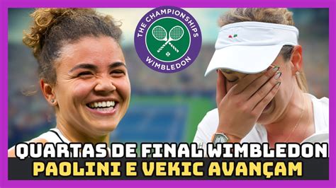 Donna Vekic e Jasmine Paolini Históricas Semifinalistas YouTube