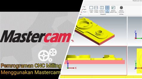 PEMROGRAMAN CNC MILLING DENGAN MASTERCAM X9 YouTube