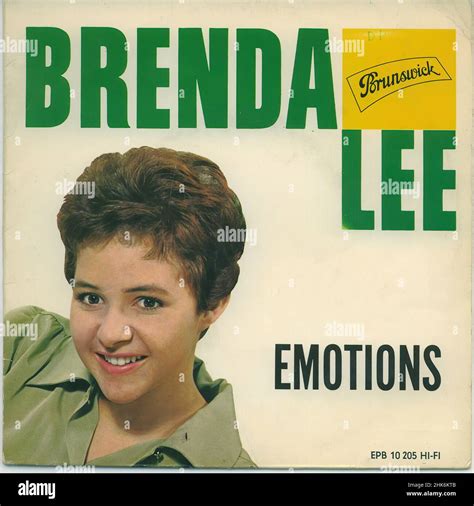 Vintage Vinyl Record Cover Lee Brenda Emotions D EP 1961