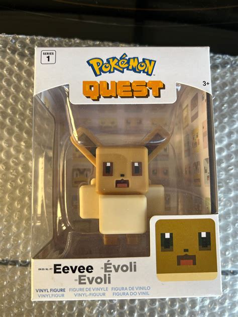 Pokemon Quest Eevee Evoli Vinyl Figure Series 1 Values MAVIN