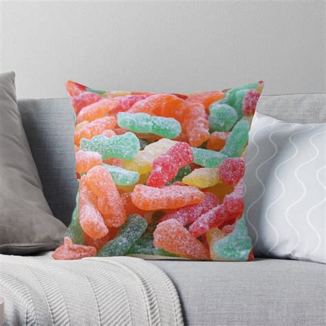 Sour Patch Kids Throw Pillow | Sour Patch Kids Gifts | POPSUGAR Food ...