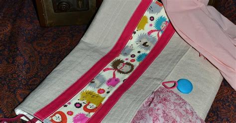 Bear Dolly And Moi Linen Lingerie Bag