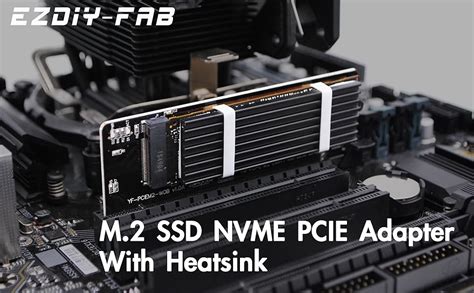 Ezdiy Fab Carte Nvme Pcie Adaptateur Ssd Nvme Vers Pci Express Avec