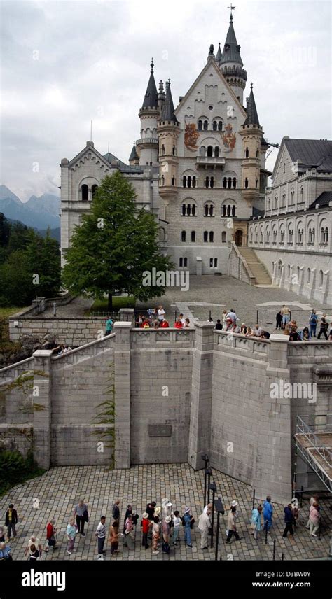 Exterior Neuschwanstein Castle Built Ludwig Hi Res Stock Photography