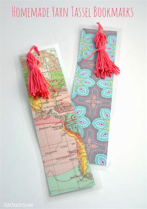 Easy Homemade Tassel Bookmarks