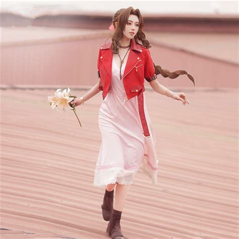 Us 76 99 Final Fantasy Vii Remake Aerith Gainsborough Cosplay