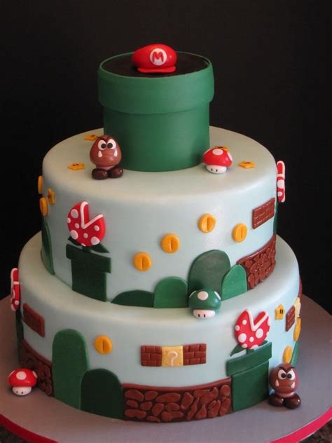 Super Mario Mario Birthday Cake Super Mario Birthday Mario Bros