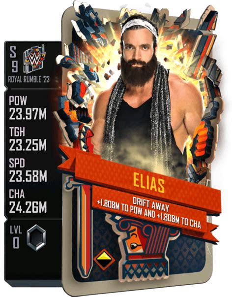 Ezekiel Elias Wwe Supercard Roster