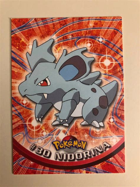 Nidorina Pokemon 30 Topps TV Animation Edition Light Play EBay