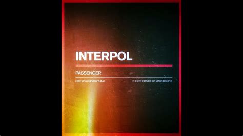 Interpol Passenger Instrumental Cover Youtube