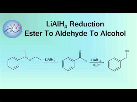 LiAlH4 Reduction, Ester To Alcohol Mechanism | Organic Chemistry - YouTube