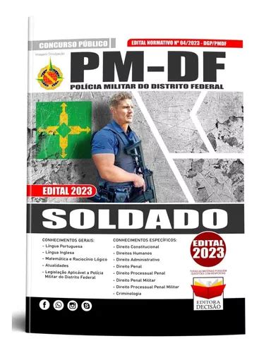 Apostila Concurso Pm Df Soldado Polícia Militar 2023