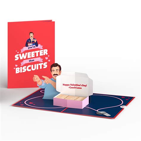 Ted Lasso Sweeter Than Biscuits Pop Up Card Lovepop