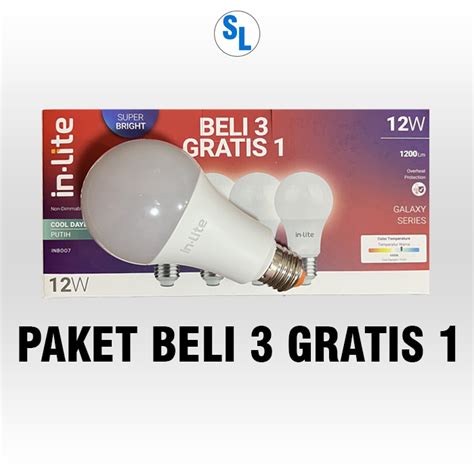 Jual Paket Gratis Lampu Led Bulb In Lite Inb Shopee Indonesia