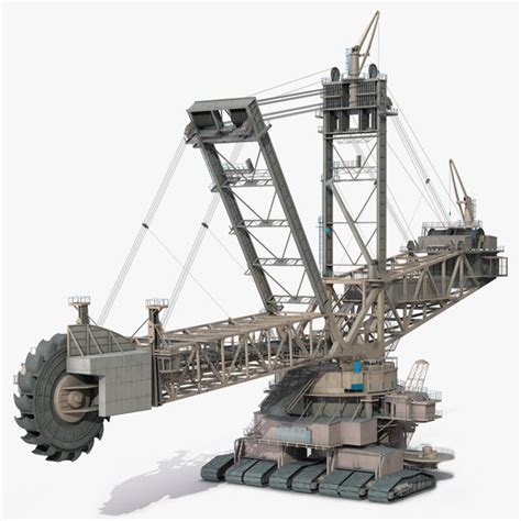 3D Model Mining Multi Bucket Wheel Excavator TurboSquid 1781122