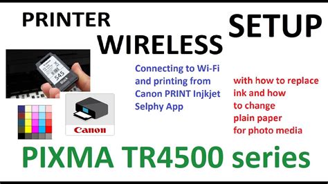 Wireless Setup For Canon Pixma Tr Tr Tr Tr E With