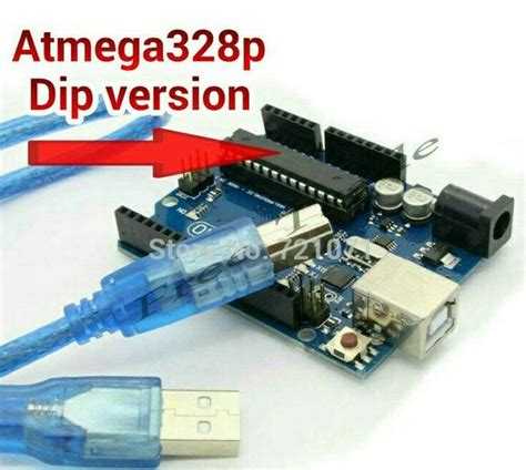 Jual Arduino Uno R Clone Dip Version Termasuk Kabel Usb Di Lapak