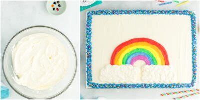 Rainbow Sheet Cake Princess Pinky Girl