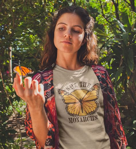 Save The Monarchs Butterfly Tee Free Seeds Unisex Retro Etsy