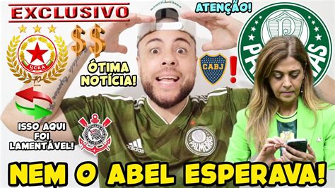 Exclusivo Por Essa Nem O Abel Esperava Proposta Surpresa No Palmeiras