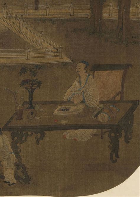 Chinese Song Dynasty Painting 《高士延清图》 Painting Song Dynasty Painting