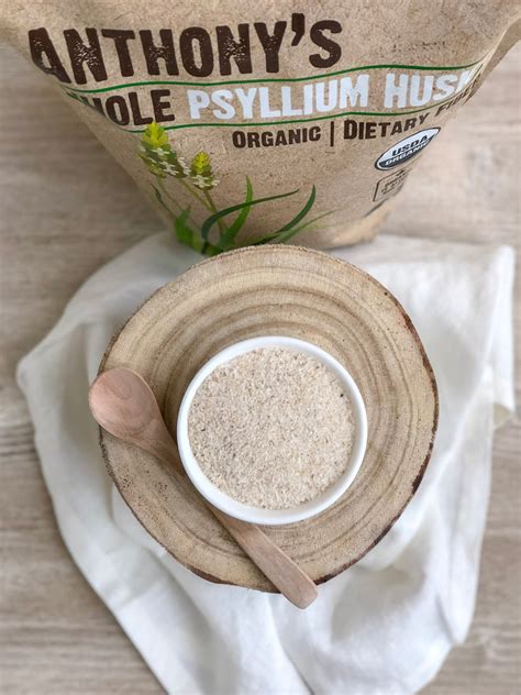 Organic Psyllium Husk Whole Non Gmo Gluten Free And Vegan Friendly Anthonys Goods