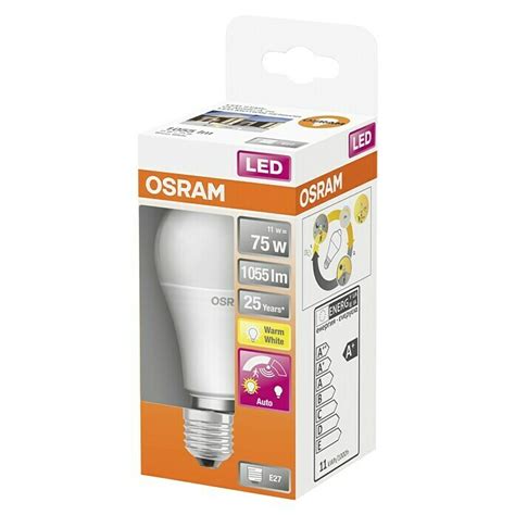 Osram Star Led Lampe Classic A Motion Sensor E Nicht Dimmbar