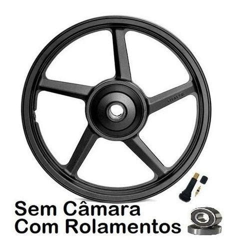 Roda Dianteira C Rolamentos Ybr Fazer Sem Camara Fabreck